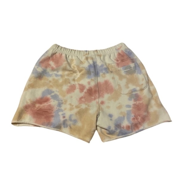 Champion Jogger Shorts Cotton Pockets Front Back Tie Dye Pastel Summer Lounge - Picture 1 of 5